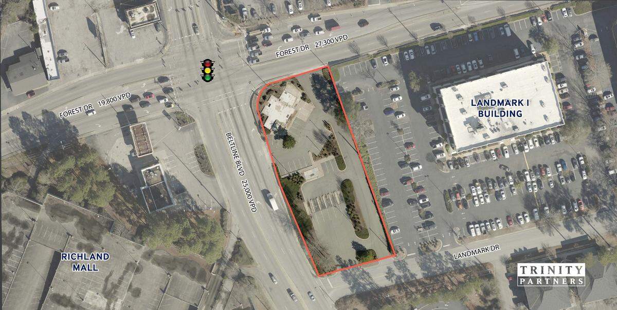 7 Brew Coffee is coming to the corner of Forest Drive and Beltline Boulevard, according to commercial real estate firm Trinity Partners.