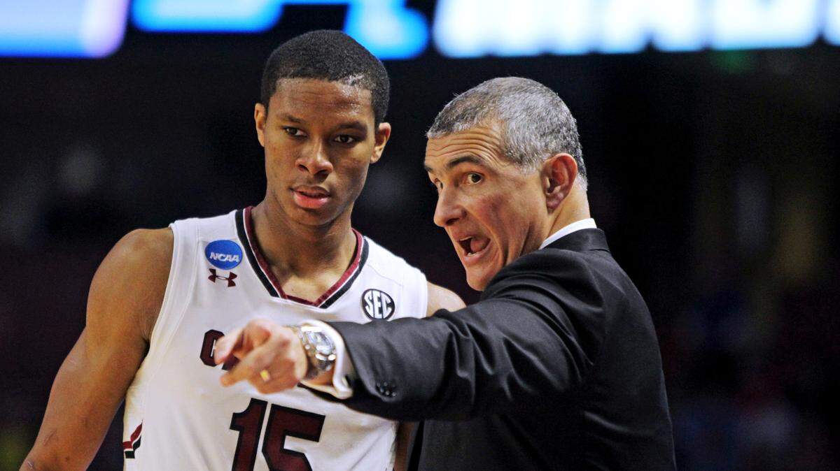 PJ Dozier (15) signed with the Gamecocks out of hometown Spring Valley High and was a cornerstone of Frank Martin’s Final Four team in 2017.