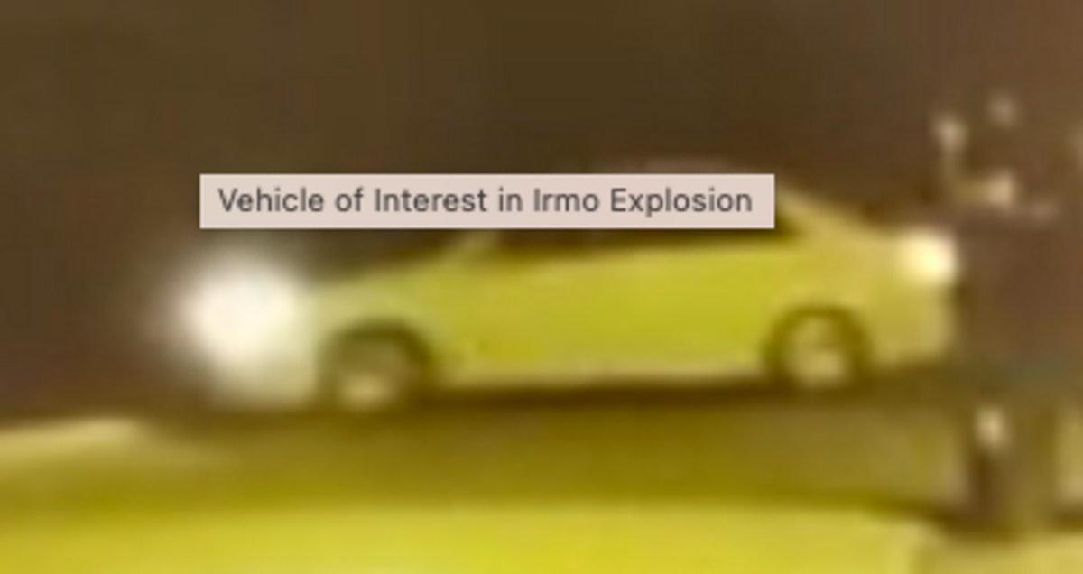 The ATF is looking for information of this vehicle which was seen near the sight of an explosion in Irmo.