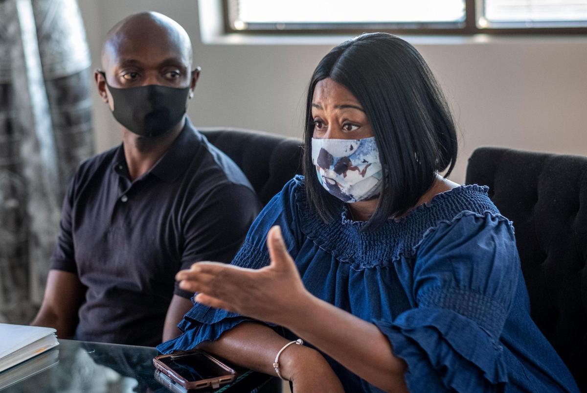 Sterling Hogan and Tijuana Manuel describe their eviction battle in the courts with the Powers Properties management after they were evicted from Ivystone Apartments in Myrtle Beach, S.C. July 17, 2020.
