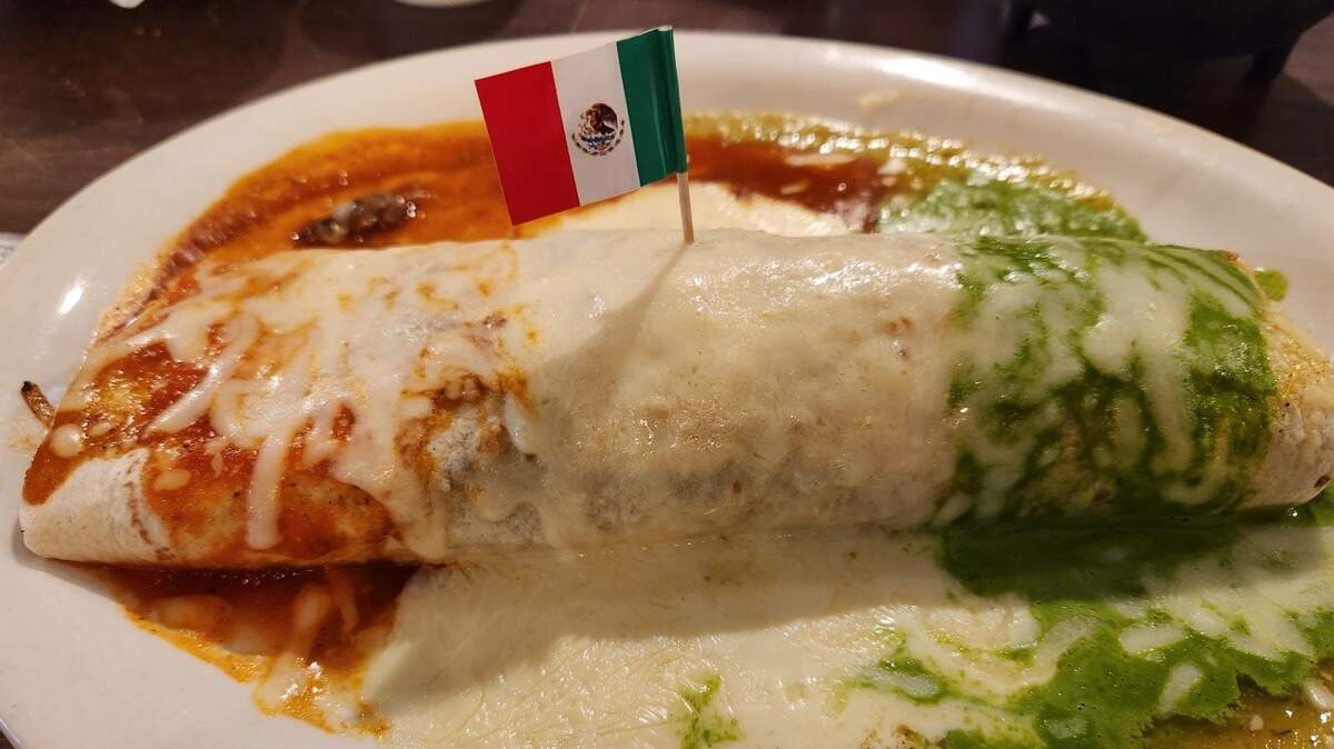 The Burrito Mexico from the Que! Bueno location in Lexington.