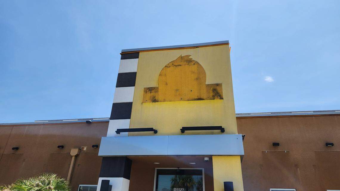 The signs have been taken down from the Buffalo Wild Wings restaurant at 10056 Two Notch Road in Columbia after the restaurant recently closed.