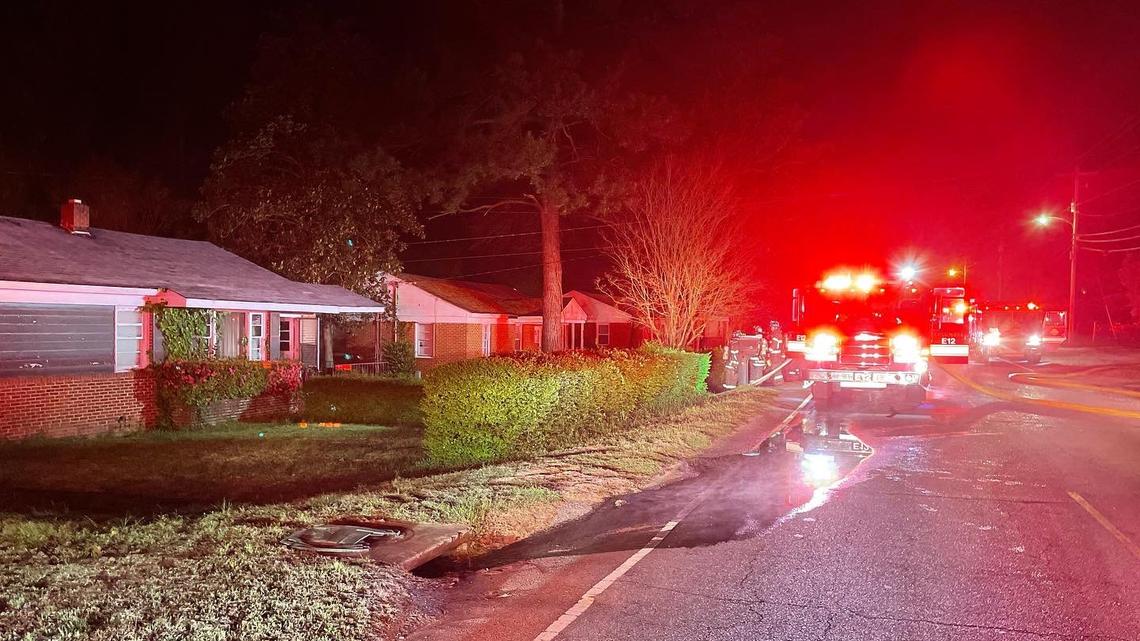 The Columbia Fire Department responded to a house fire.