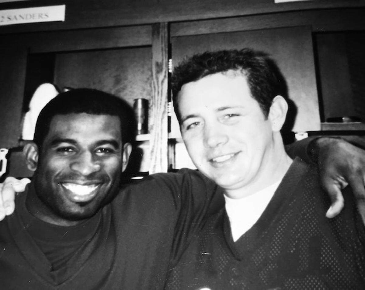 Deion Sanders and D.T. Cromer