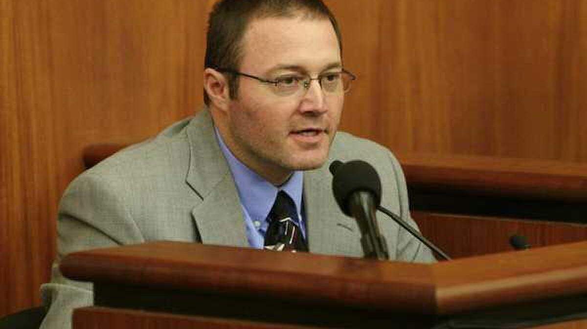 Brett Parker took the witness stand May 24 to testify in his own defense in his double murder trial.