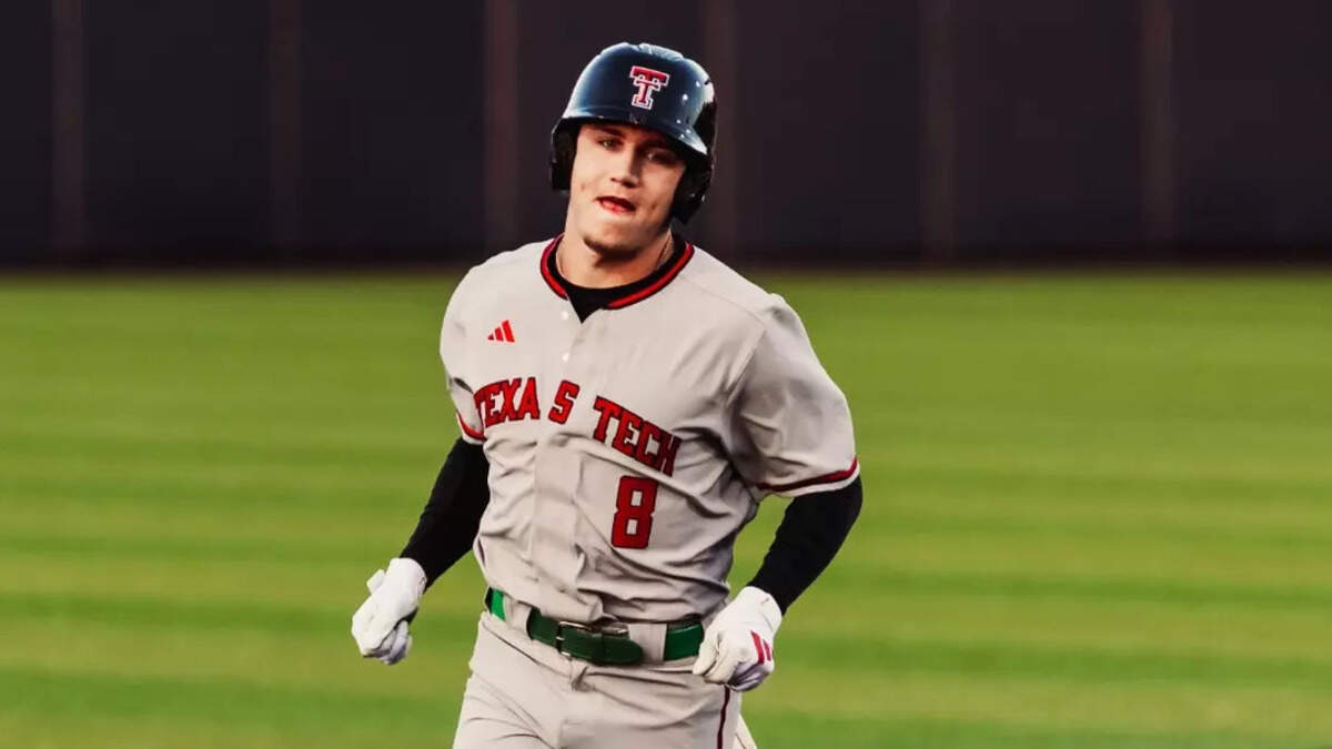 Texas Tech INF/RHP Connor Shouse during the 2026 season.