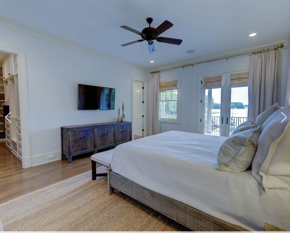 The master bedroom
