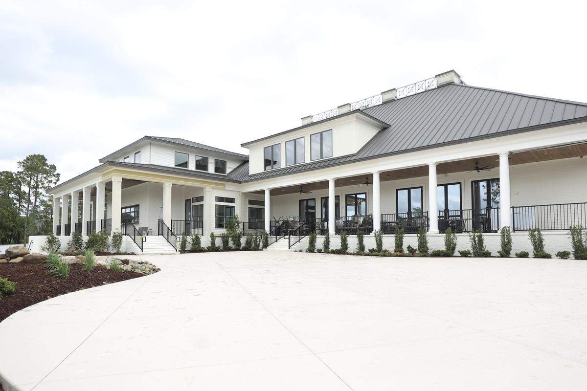 The clubhouse at Woodcreek Club has been renovated for the Korn Ferry Tour’s Colonial Life Charity Classic golf tournament starting on Thursday, May 14, 2026.