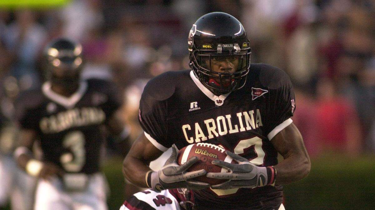 Former South Carolina Gamecocks wide receiver Troy Williamson in 2004