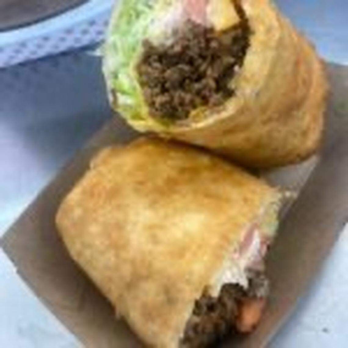 An image of deep fried tacos.