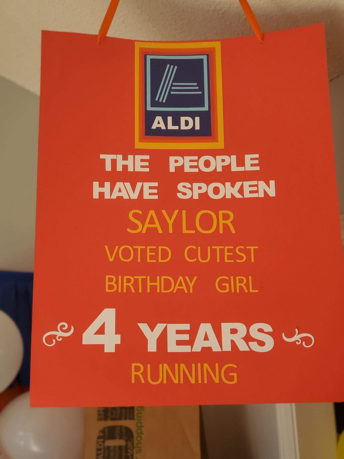 Singleton said she went to their local ALDI for inspiration.