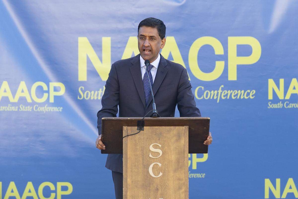U.S. Rep. Ro Khanna speaks during King Day at the Dome on Monday, Jan. 19, 2026.