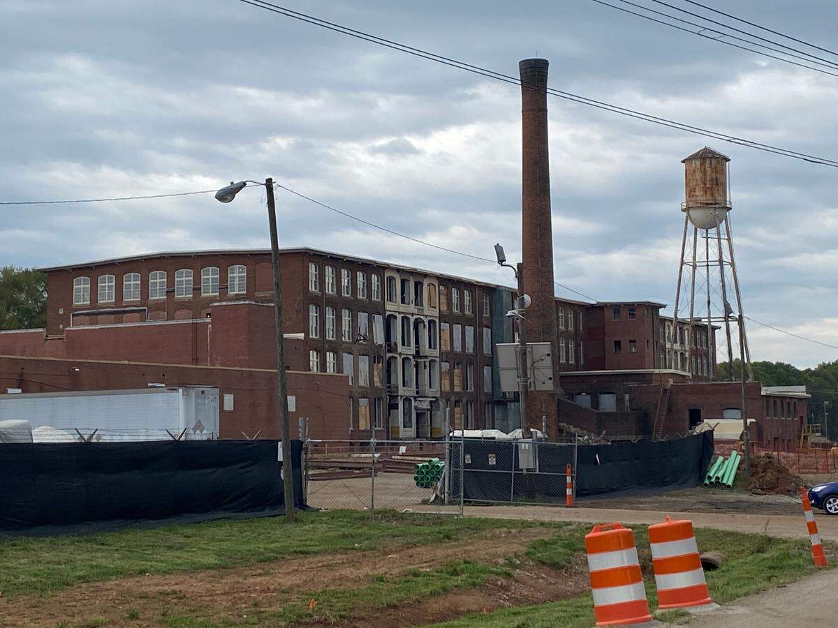 American Spinning is being redeveloped as an apartment complex.