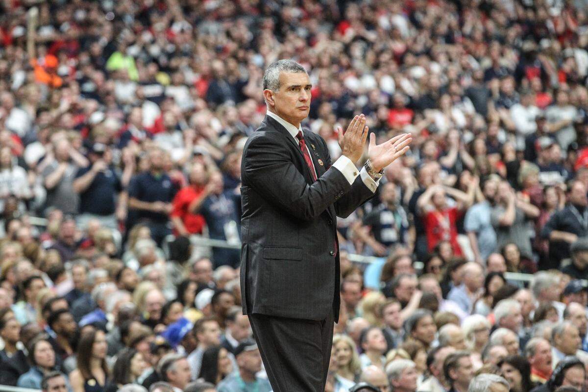 Frank Martin led South Carolina to the 2017 Final Four in Glendale, Arizona. It was the first time the USC basketball team played in the Final Four in program history.