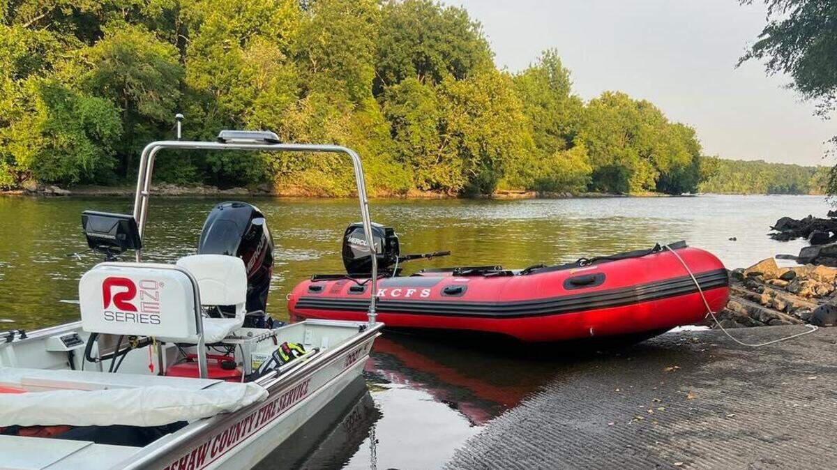 The Kershaw County Fire Service. the Lugoff Fire Department and the Kershaw County Emergency Medical Services searched Lake Wateree for a possible drowning on July 18, 2024.