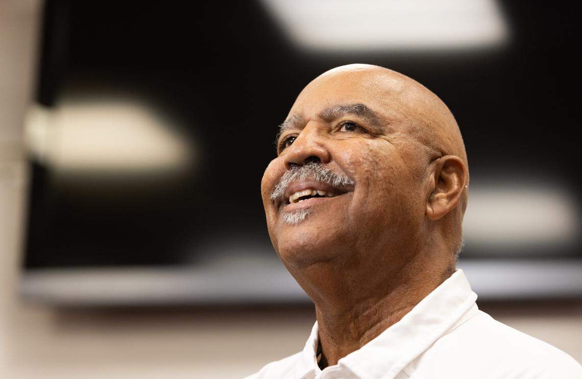 Retiring South Carolina track and field coach Curtis Frye talks about the 27 years he has spent coaching during an interview Thursday, June 29, 2023.