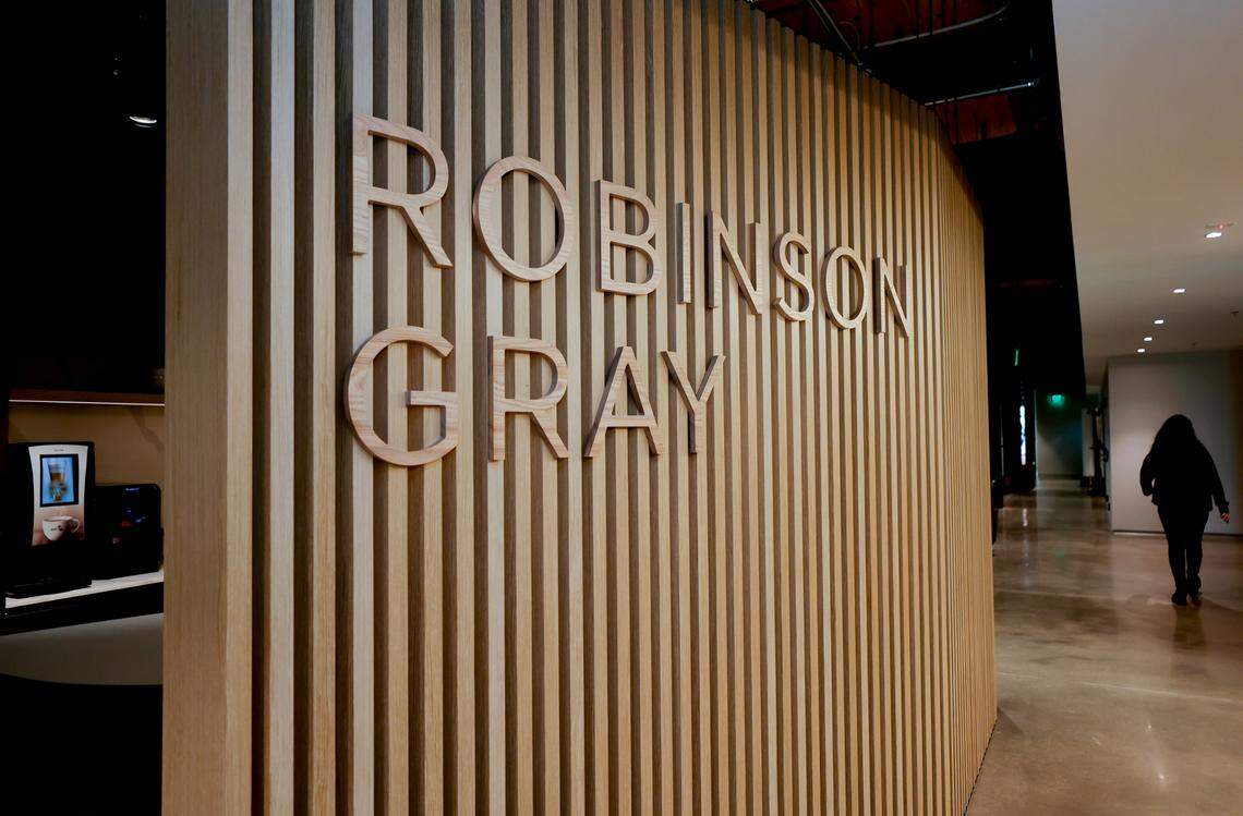 The WestLawn building in the BullStreet District is nearly complete. The law firm, Robinson Gray has moved to the top floors. Retail space will occupy the main floor.