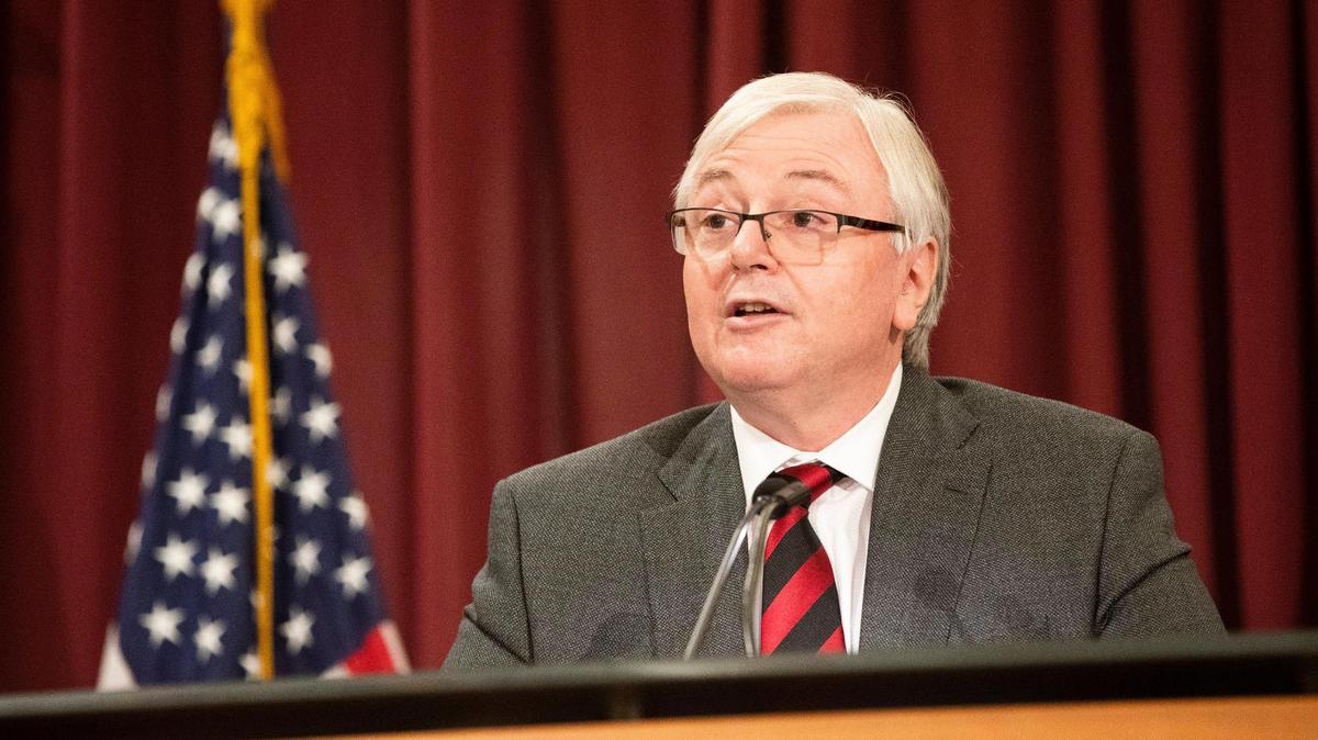 Michael Amiridis is named the thirtieth president of the University of South Carolina on Friday, January 14, 2022.