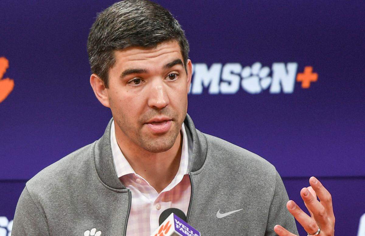 Clemson athletic director Graham Neff