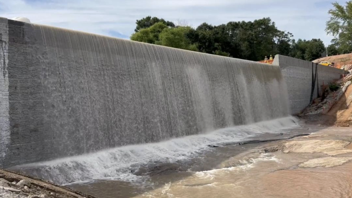 ‘Grave threat’ to SC river overcome with long-overdue dam. Lake Conestee was where the chemicals of Reedy River commerce ended up.