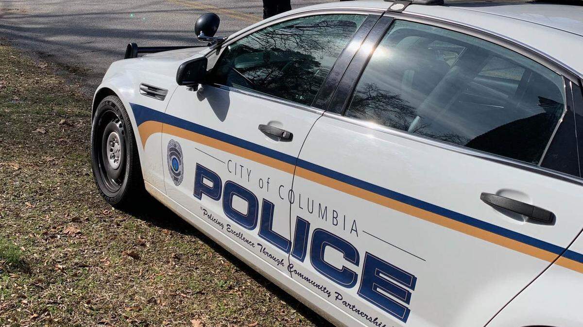 A Columbia Police Department car.