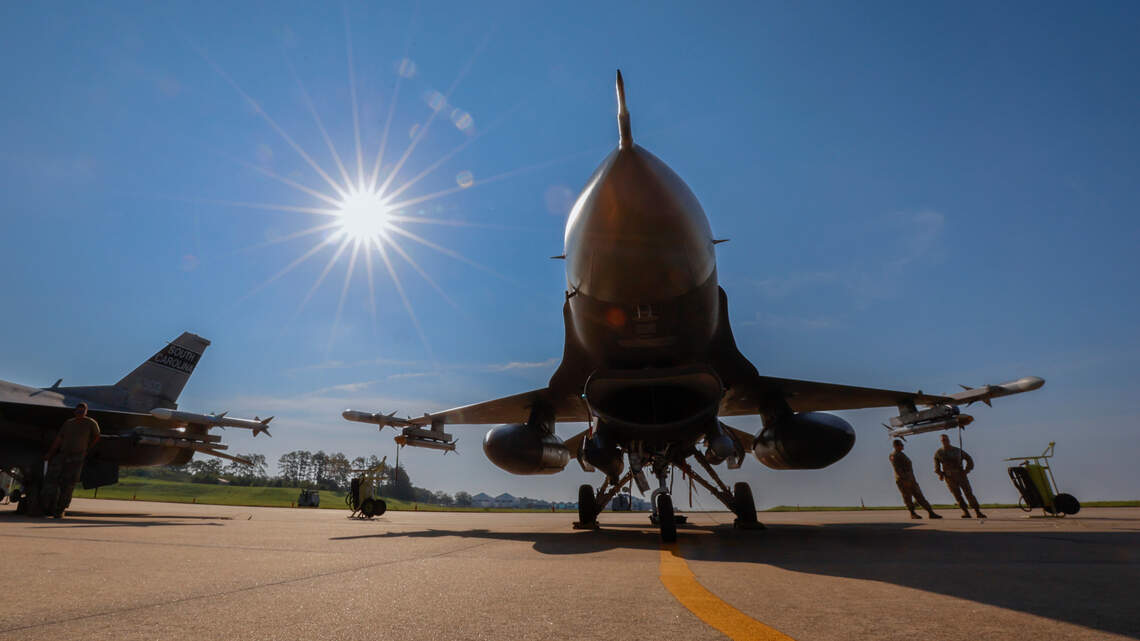 Fighter jets to fly over Columbia at night as part of training flights from airport