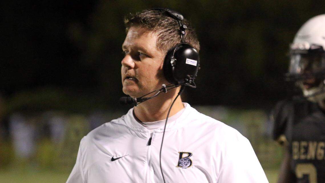 Blythewood football coach Jason Seidel