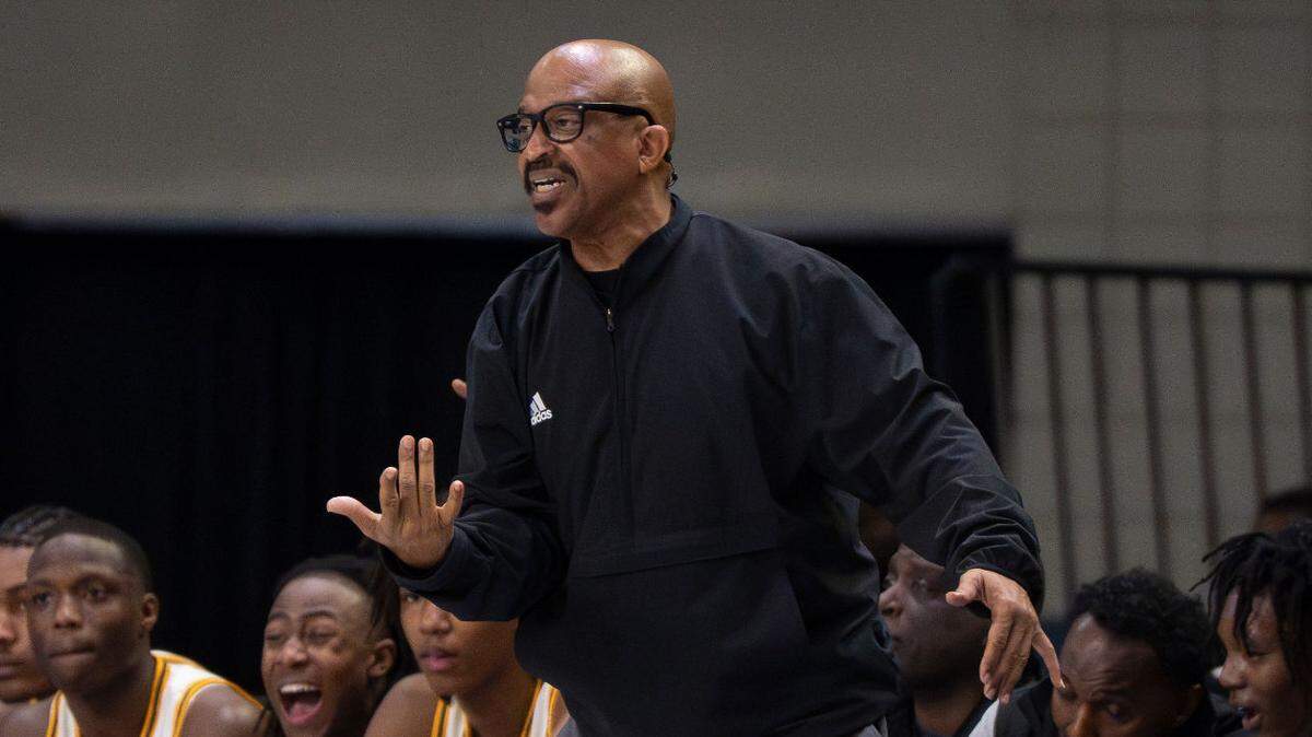 Keenan head coach Zach Norris 