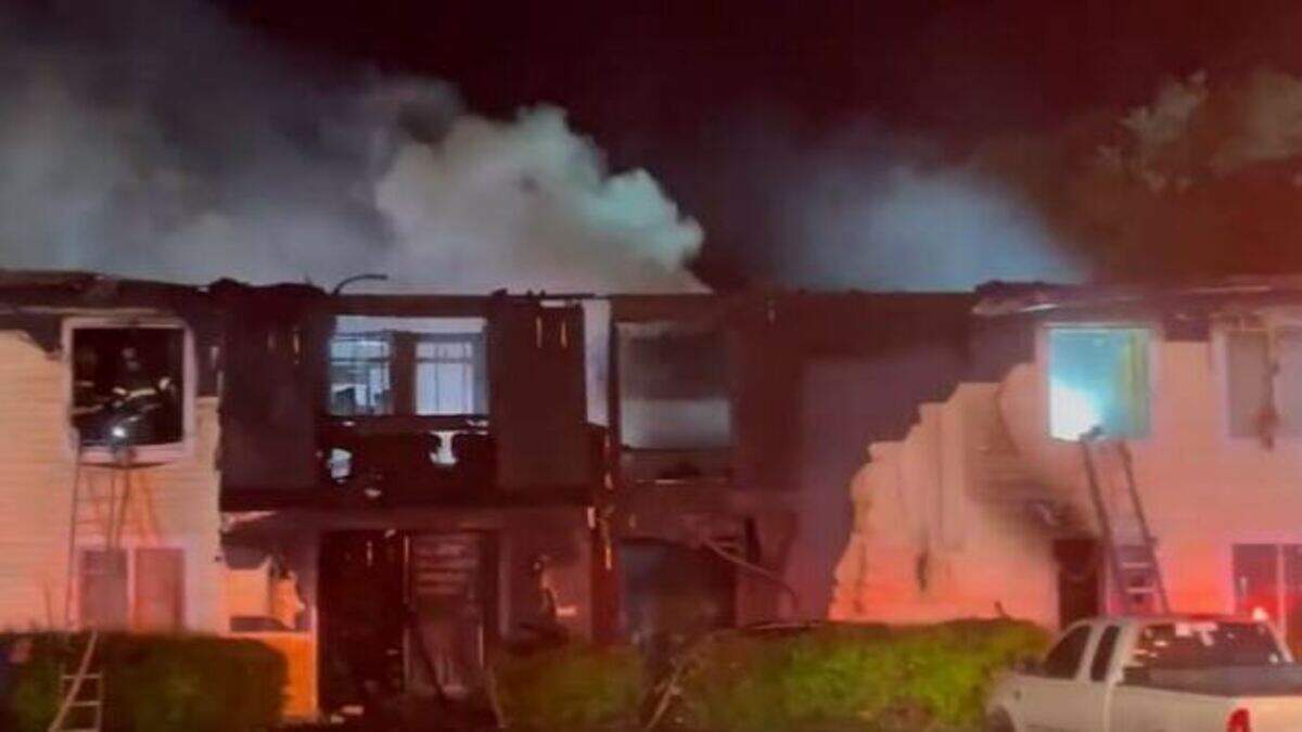 The Columbia Fire Department responded to a blaze.