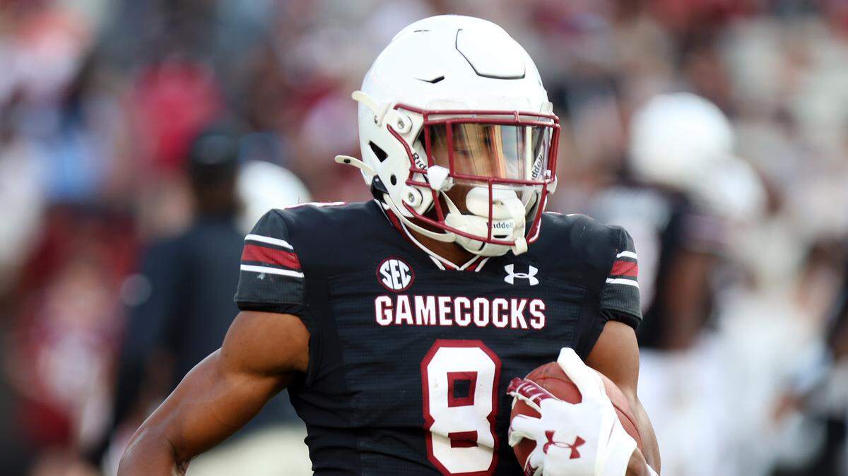 South Carolina’s Judge Collier in the 2025 spring football game at Williams-Brice Stadium.