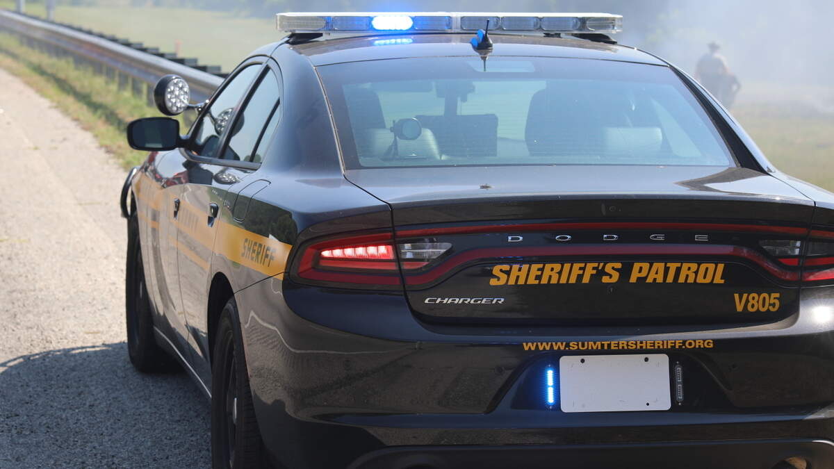 A Texas man was arrested after speeding in a stolen pickup truck on a South Carolina highway before the engine burst into flames on June 25, 2024, the Sumter County Sheriff’s Office announced Friday.
