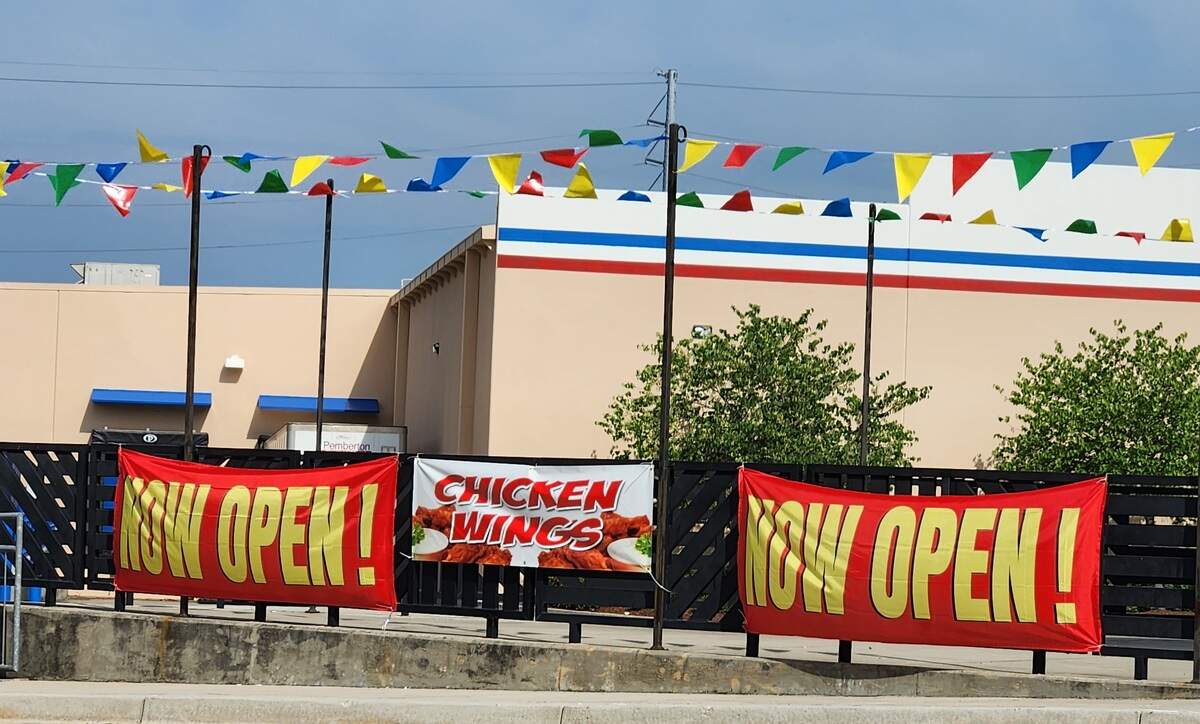 Banners note that Chex Grill & Wings is now open at 275 Park Terrace Drive just off Bower Parkway in the Harbison shopping district in Columbia.