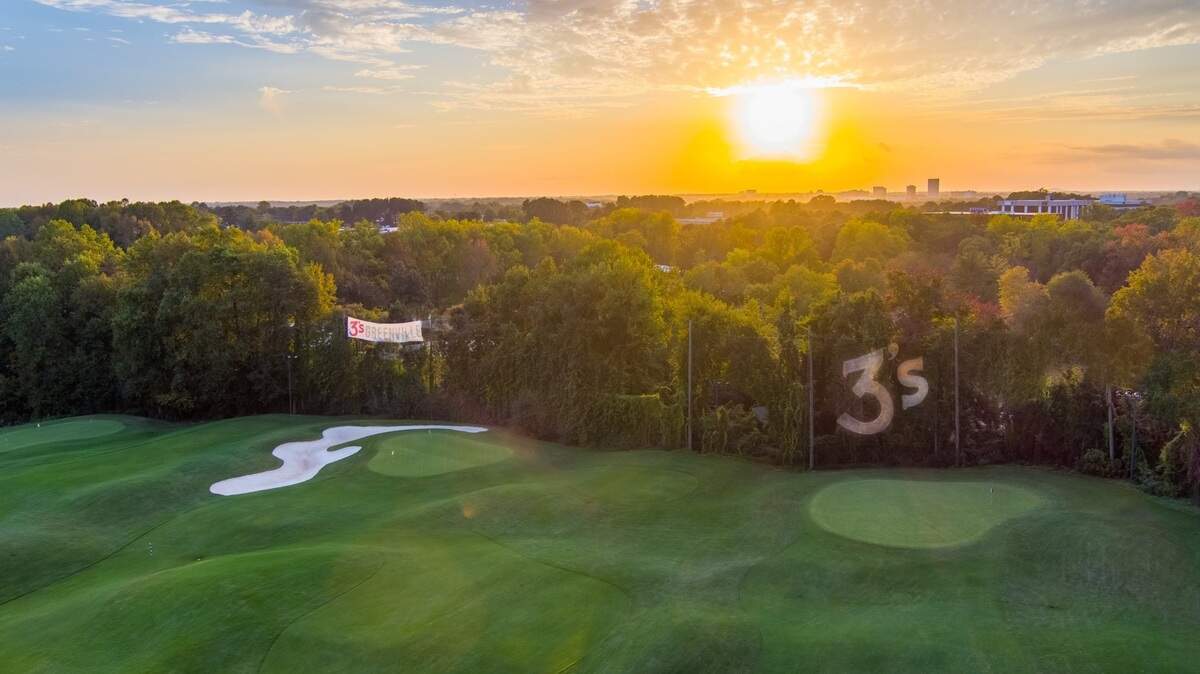 3’s Greenville Golf is a new concept in golf, 12 holes and course for putting, the short game, and children.