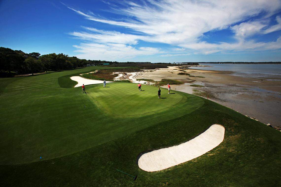 Pete Dye’s influence on golf in South Carolina is profound. Three of his Palmetto State courses — the Ocean Course on Kiawah Island and both Harbour Town Golf Links (pictured) and Long Cove Club on Hilton Head Island — take a place on any list of great courses.