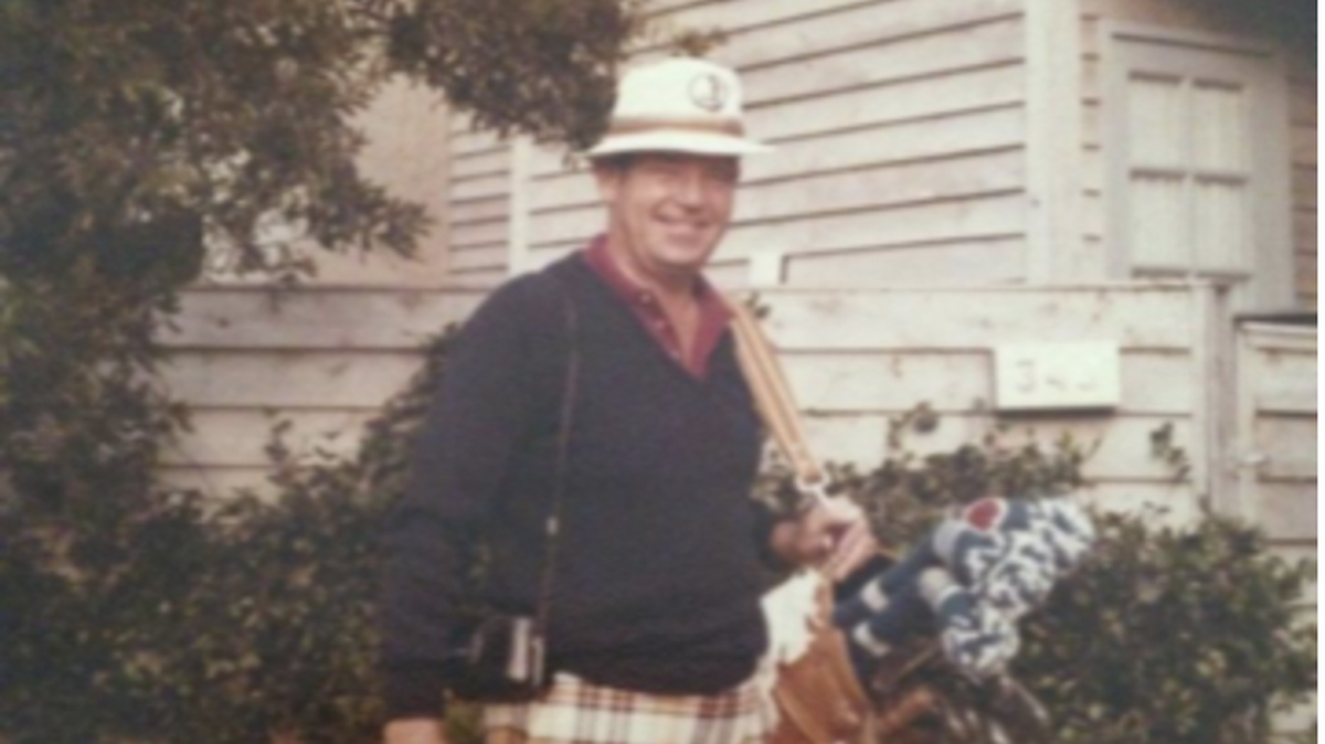 Ed Crocker died in 2003. During the 2022 Masters, his grandson, Ben Portnoy of The State, brought a piece of his grandfather with him to Augusta National Golf Club.