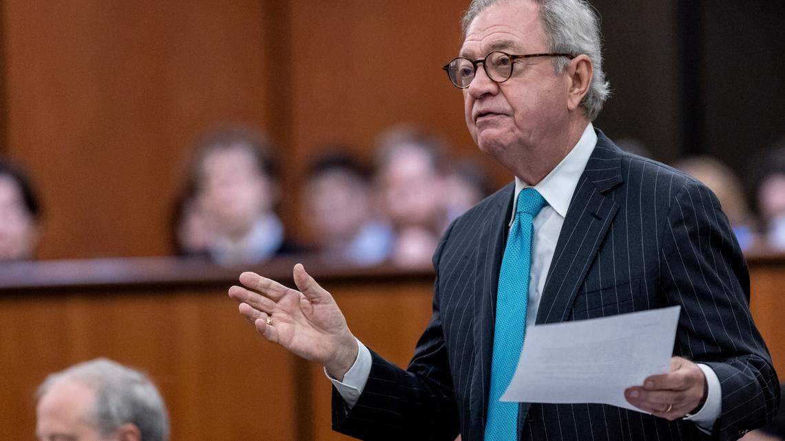 Sen. Dick Harpootlian (pictured in this file photo) and his competition for Senate District 26, Russell Ott, traded barbs on social media after Harpootlian spoke out against a proposed Columbia housing development.