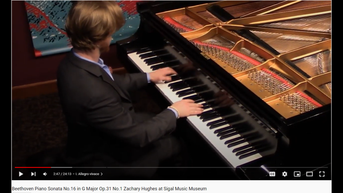 Classically trained pianist Zachary David Hughes, 29, is facing a murder charge in the “very brutal” killing of a Greenville woman.