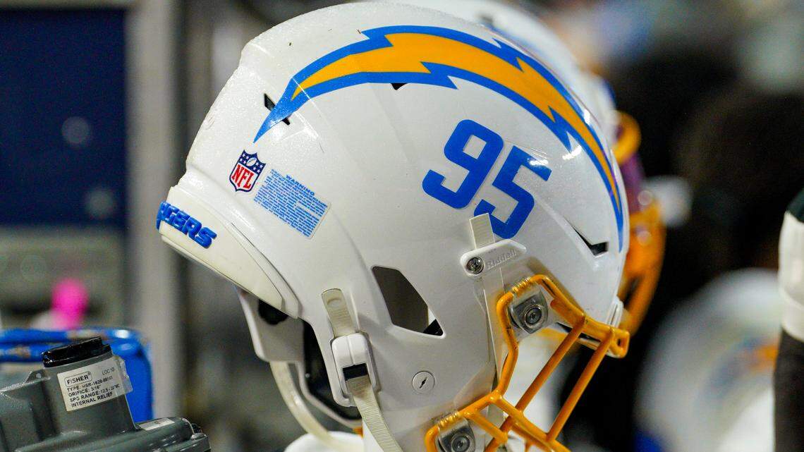 LA Chargers helmet
