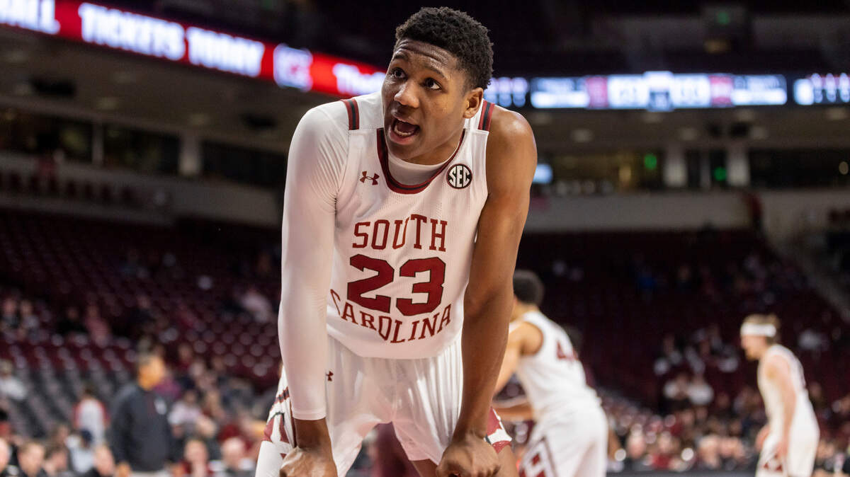 South Carolina Gamecocks forward Gregory “GG” Jackson II (23)