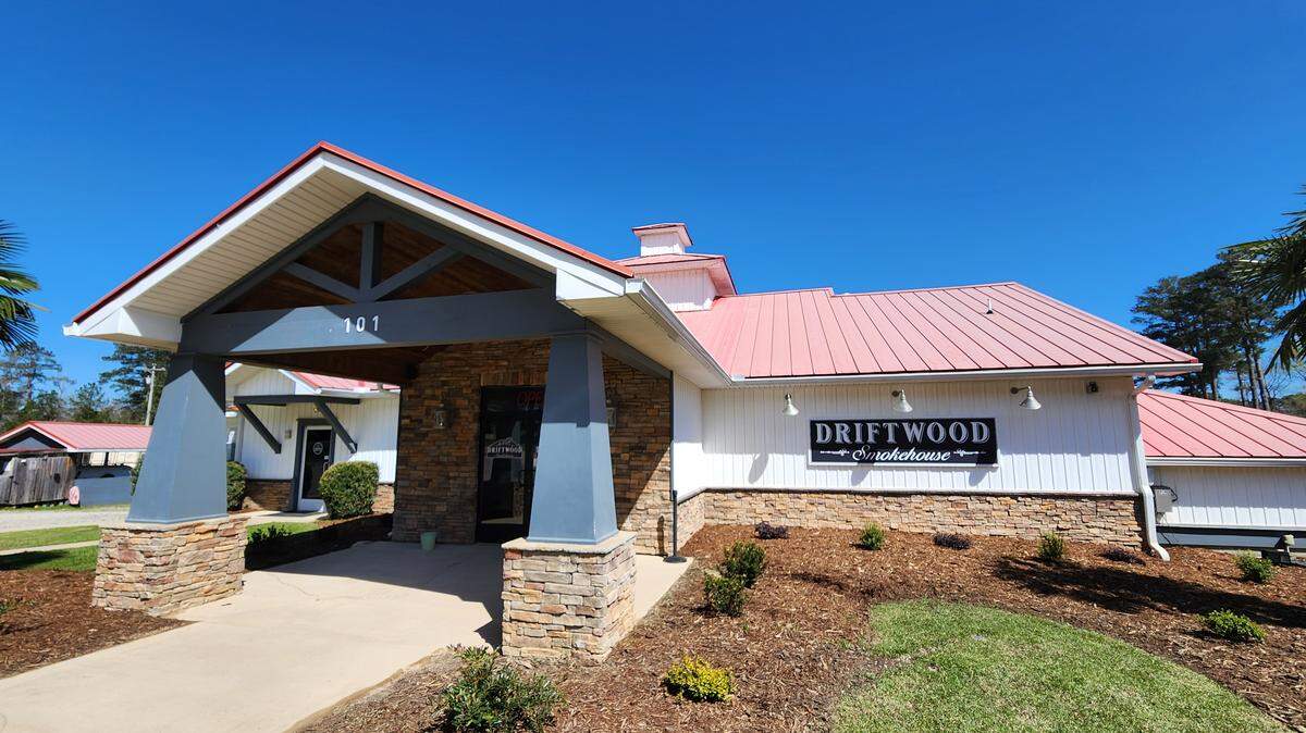 Driftwood Smokehouse will open on March 18 at 101 Sandalwood Road in Leesville on Lake Murray.