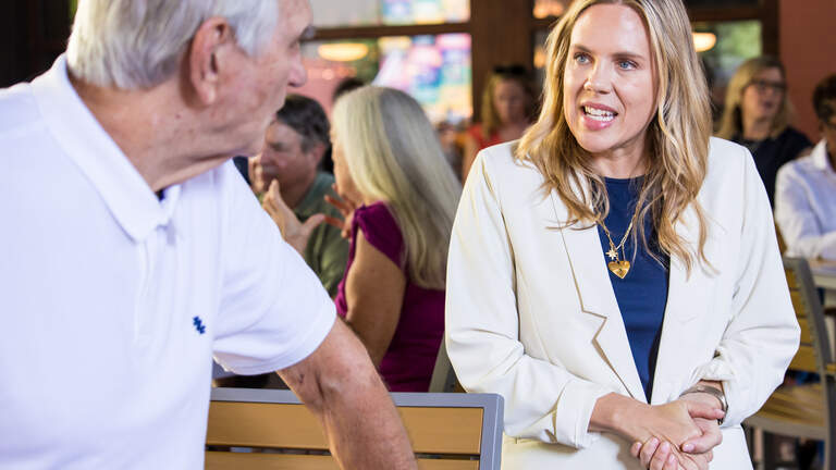 Photos: U.S. Senate candidate Annie Andrews makes a stop in Columbia