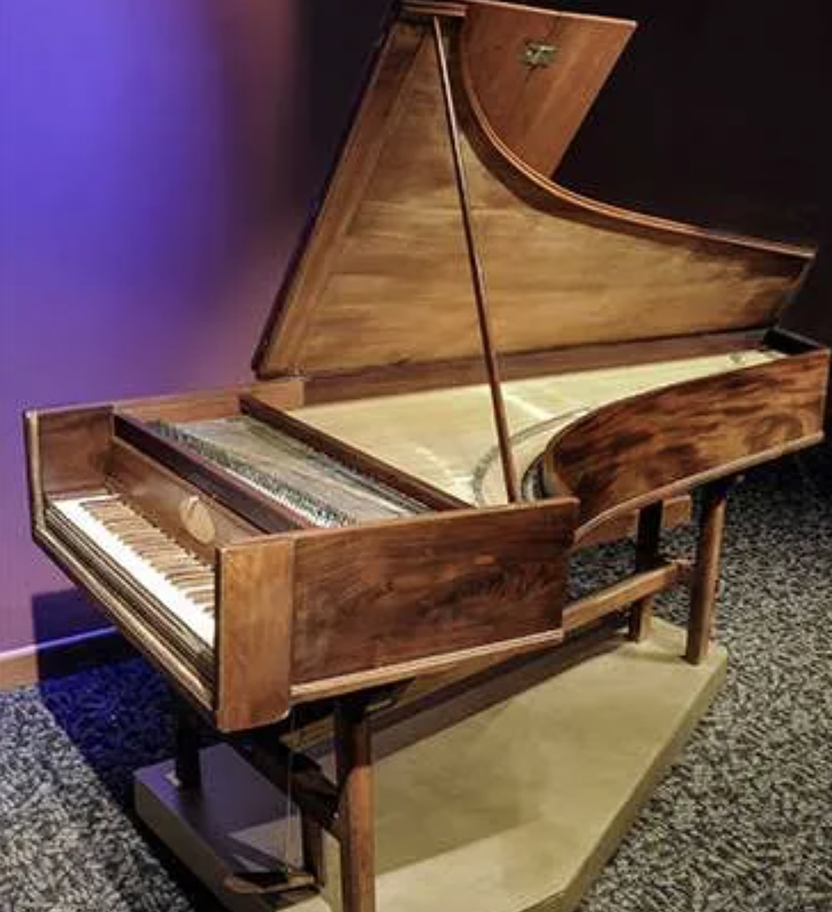 This piano is believed to be the first American made piano.