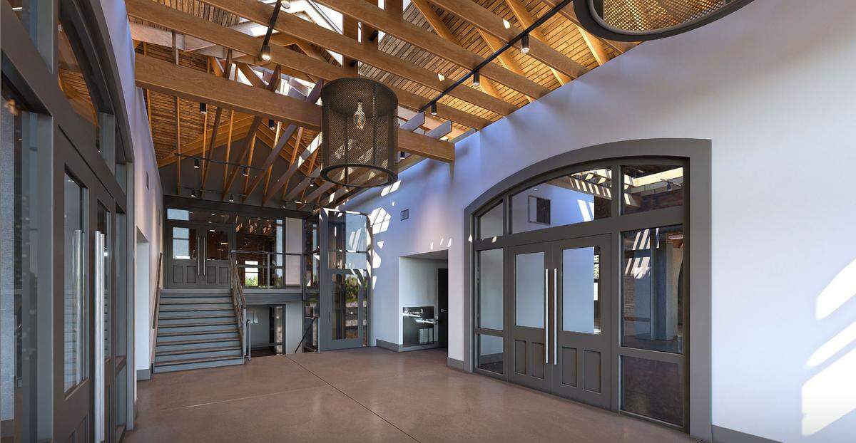 The former laundry building on the BullStreet District campus in Columbia is being reimagined into a multi-use facility that will house an event venue called The Laundry.