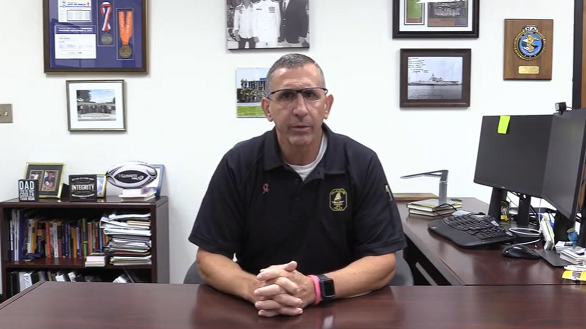 Charleston Police Chief Luther Reynolds announced news of his cancer diagnosis in a memo to the mayor and in a straight-to-camera video address shared with the Charleston Police Department.