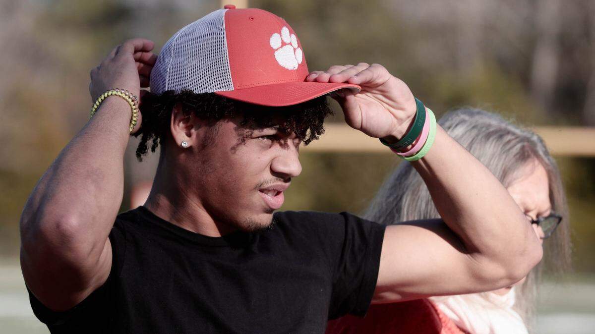 Antonio Williams of Dutch Fork High School signed to play football with Clemson University.