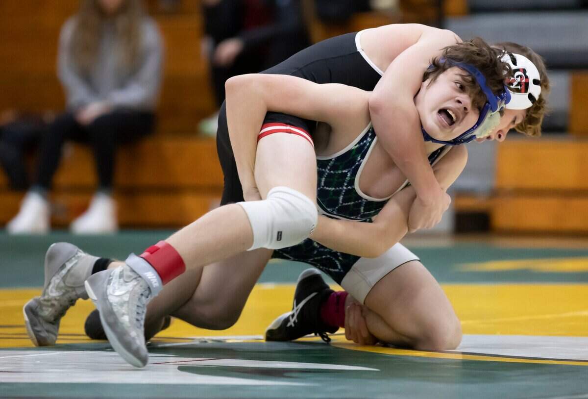 Heathwood Hall defeated Cardinal Newman and finished third in the SCISA 2022 Duals State Wrestling Tournament at Ben Lippen on Saturday, February 5, 2022.