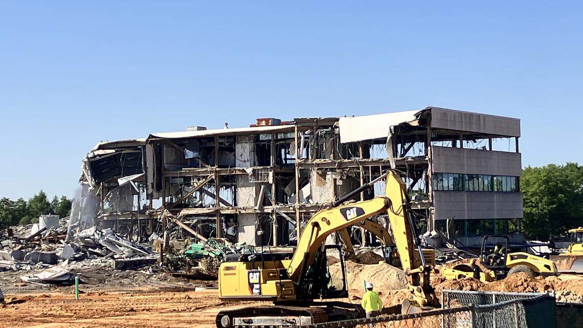 The State newspaper’s former home is being torn down. The three story complex that housed The State from the late 1980s until 2020 will be replaced by a student housing development between Shop and Key roads near Williams-Brice Stadium in Columbia. A time capsule buried at The State is being moved to the University of South Carolina’s journalism school