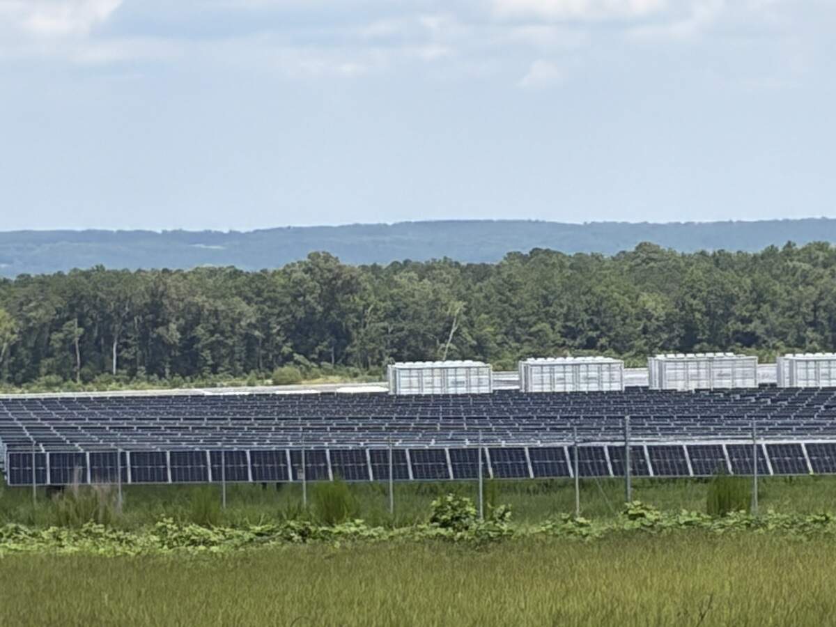 Solar panels cover a field in lower Richland County, SC. Solar is viewed as a non-polluting way to diversify the nation’s energy supply, but the location of solar farms sometimes upsets rural residents. This solar farm is off Van Boklen Road in Eastover.