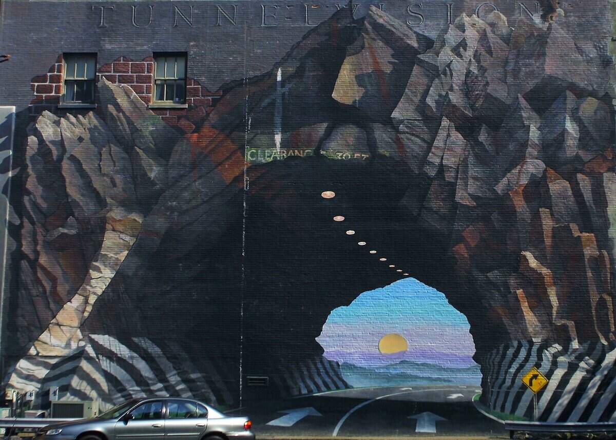 The Tunnelvision mural by Columbia artist Blue Sky is shown in this file photo. (Brett Flashnick/Special to The State)