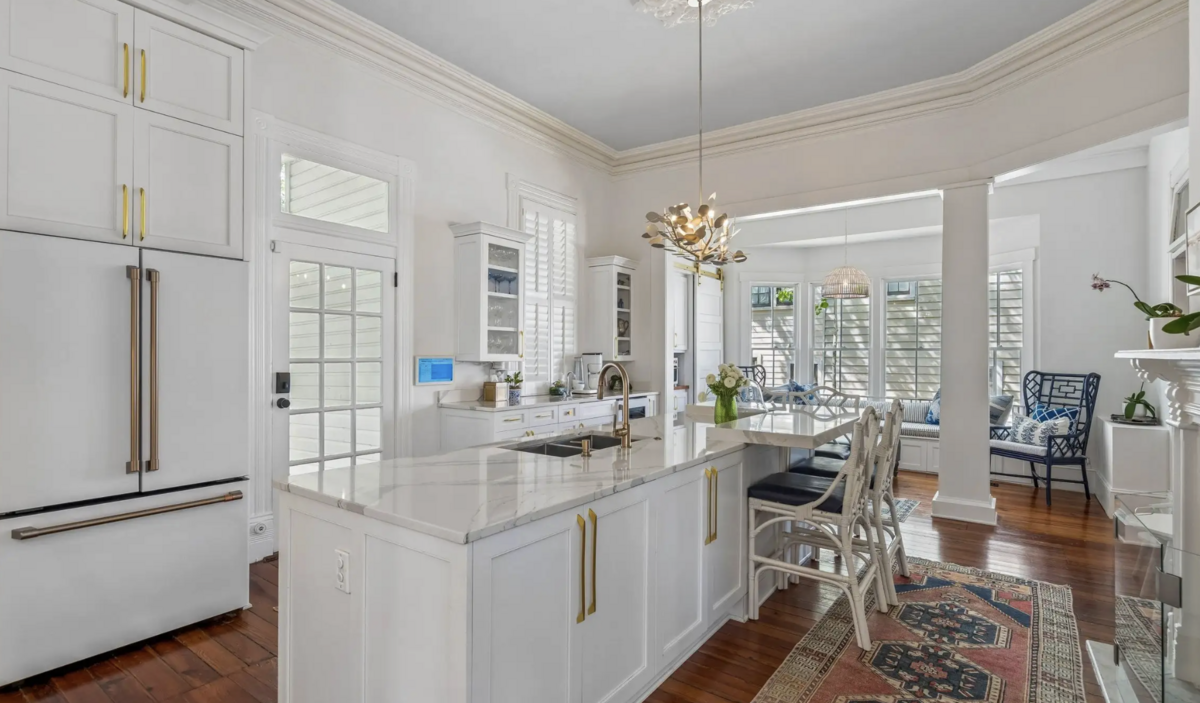 Located at 67 Warren Street, the asking price for the six bedroom, five full bath home with 5,800 square feet is $4.25 million.